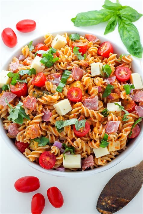 Pasta salad with the dressing on it can be stored for later with no problems. 15-Minute Italian Pasta Salad - Baker by Nature