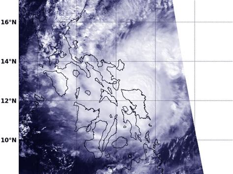 Nasa Sees Typhoon Melor Make Landfall In Philippines E Science News