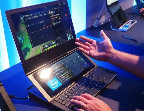 The Intel Honeycomb Glacier Laptop Gives You Two Adjustable Screens
