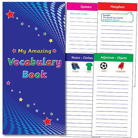 Vocabulary Book Blue 100 Books 56 Pages Vocab