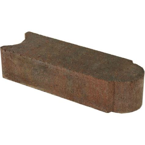 Enhance your outdoor living space with the multy home ez border. Oldcastle Edgestone 12 in. x 4 in. Red/Charcoal Concrete ...
