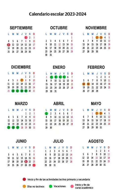El Calendario Escolar De Asturias Para El Curso Incluye