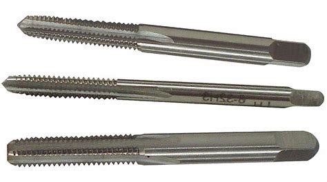 Westward Tap Set Tap Thread Size 516 18 High Speed Steel Bright