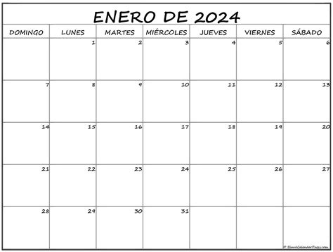 Enero De 2024 Calendario Gratis Calendario Enero