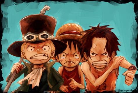 Luffy Is Always Protected By His Big Brothers Ace And Sabo