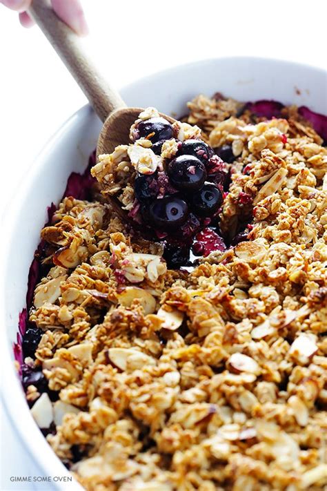 Katerina maldonado sums it up: Easy Blueberry Crisp | Recipe | Almond recipes, Blueberry ...