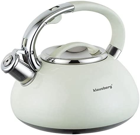 Klausberg Stovetop Induction Stainless Steel Whistling Kettle 3 0 Litre