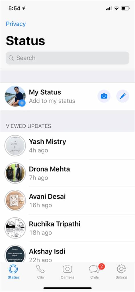 Whatsapp has a feature that will let you secretly view someone's status without letting him or her know about it. How to Use WhatsApp Status: 10 Things You Need to Know