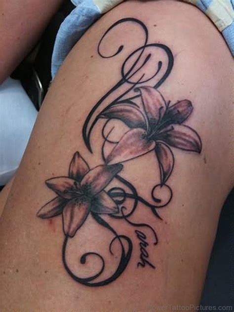 58 Brilliant Amaryllis Flower Tattoos