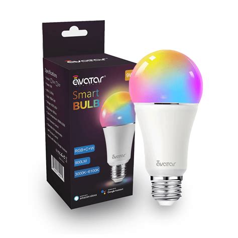 Avatar Controls Smart Led Light Bulb Light Bulbs Wifi Dimmable Rgbw