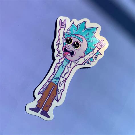 Tiny Rick Rick Sanchez Sticker Rsticker