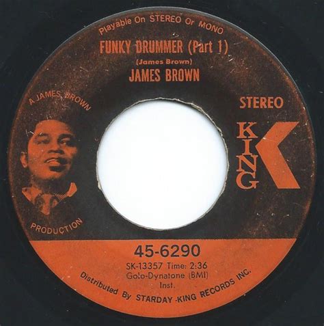 James Brown Funky Drummer 7 Hip Tank Records