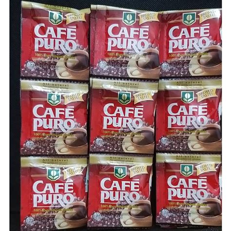 Cafe Puro Instant Coffee 2grams X 36sachet Shopee Philippines