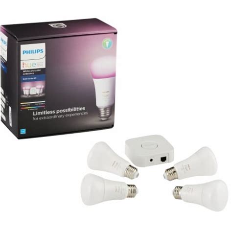 Philips Hue White And Color Ambiance Bulb Starter Kit 1 Ct Foods Co