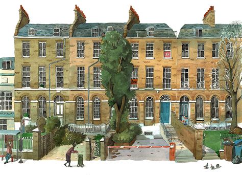 Painting Of 80 Camberwell Road London Exhibited At The