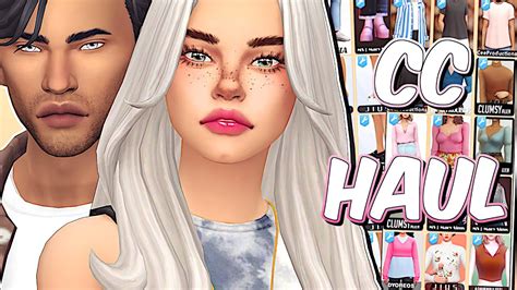 The Sims 4 Maxis Match Cc Haul 22 🌿 Male And Female Hair Shoes