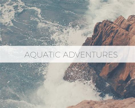Aquatic Adventures Wandering With A Dromomaniac