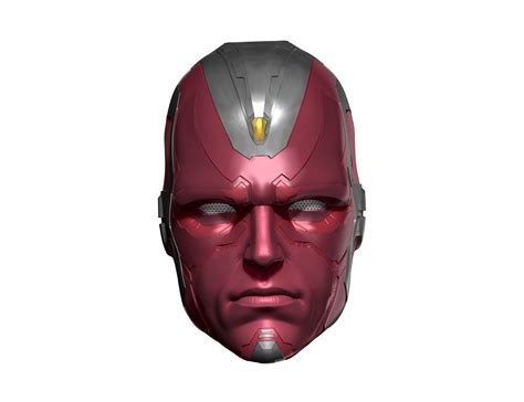 Stl File Avengers Vision Mask Helmet Cosplay Display Piece・design To