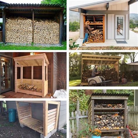 Finishing the shed with exterior wood paint will add a professional finish to the shed and ensure its protected from the elements and long lasting. 8 DIY Firewood Shed Ideas