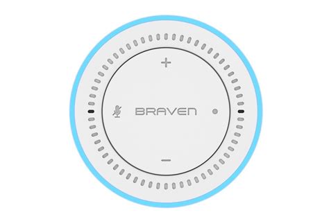 Braven Vale Amazon Alexa Enabled Wifi 360 Audio Speaker White