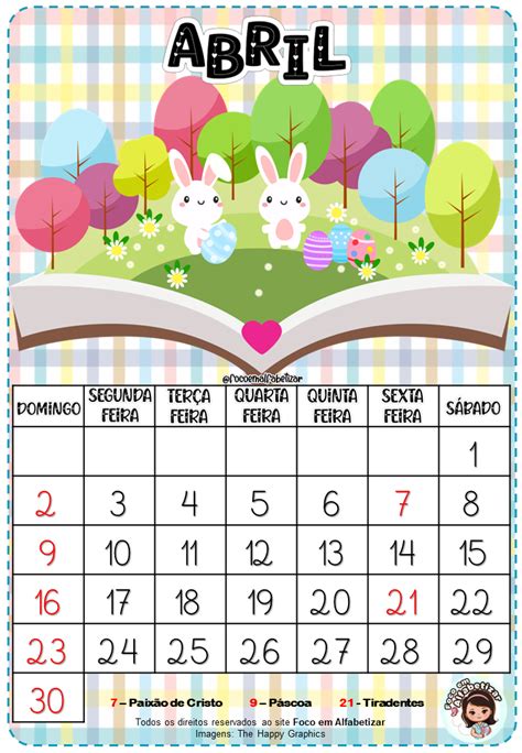 Calendario Mensal Para Preencher