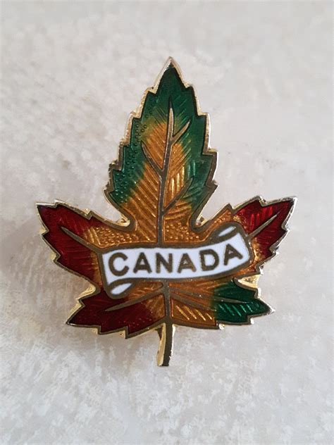 Lot Of 8 Canadiana Pins Vintage Canadian Pins Canada Lapel Etsy