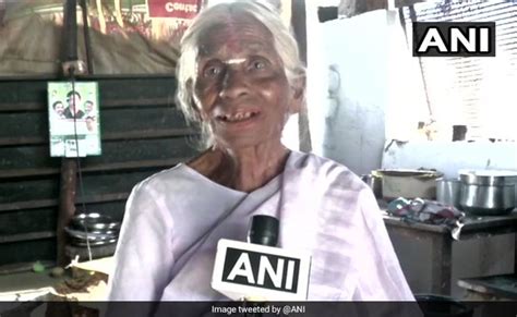 What 80 Year Old Woman Who Sells Idli At Re 1 Said After Getting Reward