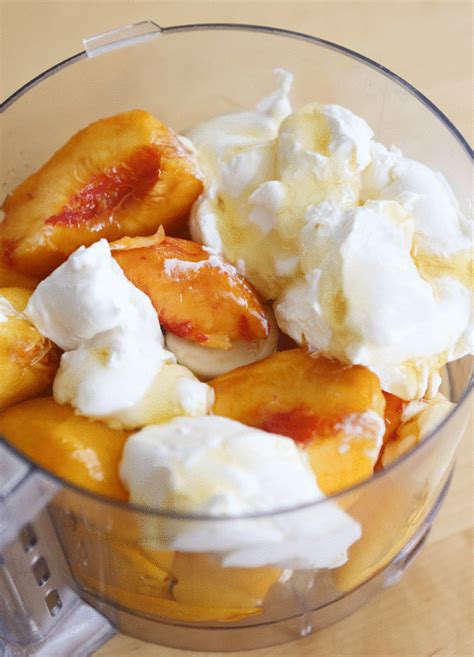 Frozen Peach Yogurt Great Healthy Snack Pip And Ebby Recipe