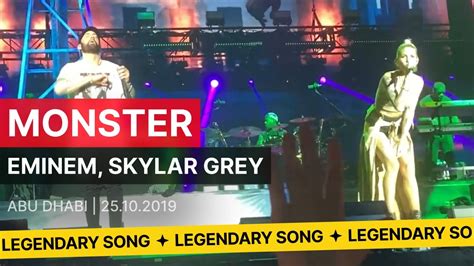 Eminem Skylar Grey — Monster Live Concert Abu Dhabi Du Arena 2510