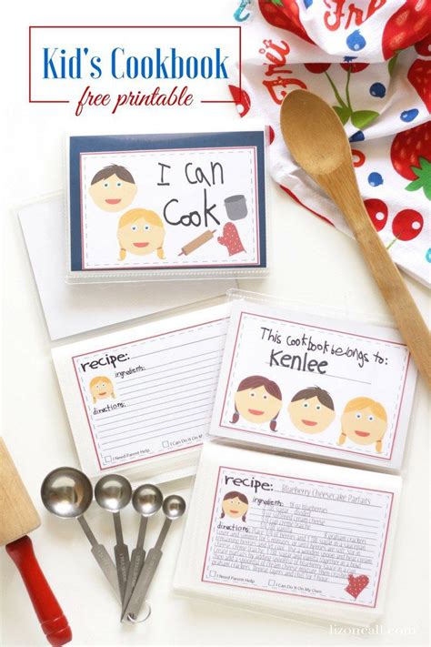 Free Printable Kids Cookbook — Liz On Call Cooking Classes For Kids