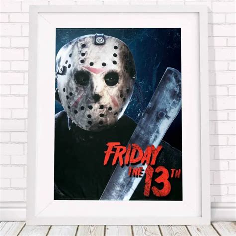 Friday Th Jason Voorhees Horror Movie Poster Picture Print Sizes A To A Picclick