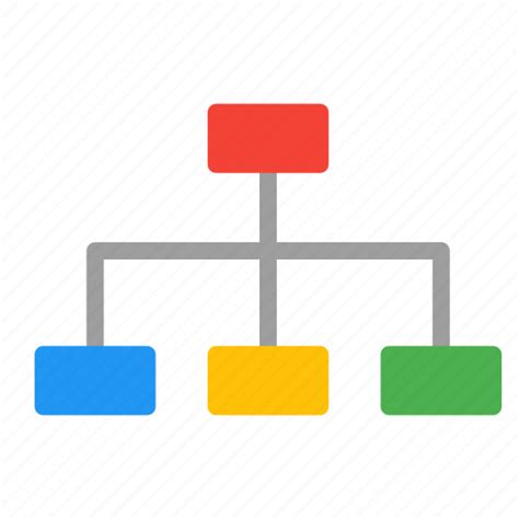 Business Hierarchy Organization Relation Structure Icon Download