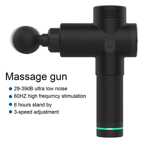 2019 Amazon Hot Selling Massage Gun 20 Speeds Powerful Handheld Deep Tissue Muscle Massager