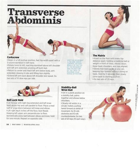 Transverse Abdominis Moves From Ifbb Pro Fitness Competitor Oksana From Exercises For Transverse