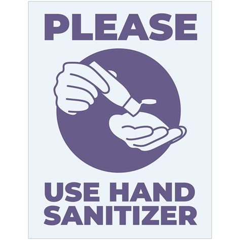 Please Use Hand Sanitizer Poster Plum Grove