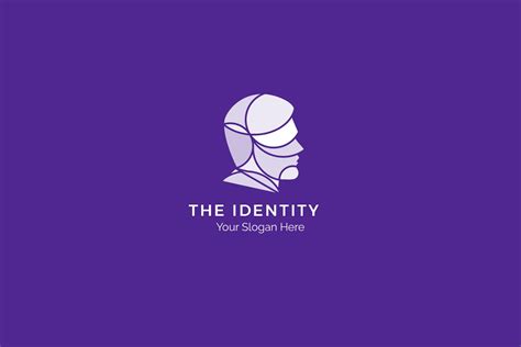 The Identity Human Logo Creative Illustrator Templates ~ Creative