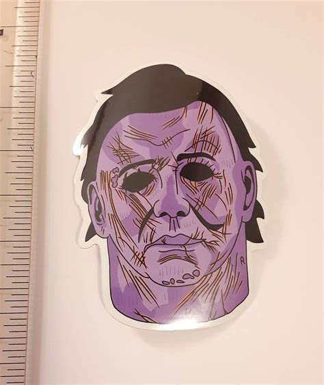 Halloween Michael Myers The Shape Vinyl Decal Etsy