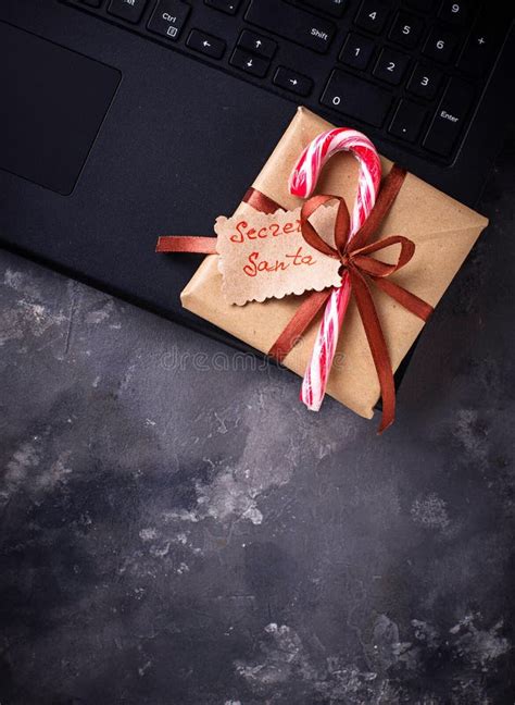 Secret Santa Christmas Celebration In The Office Stock Photo Image