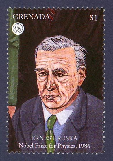Ernst august friedrich ruska (* 25. Science on Stamps: Ernst Ruska