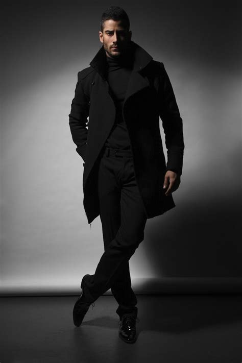 The Cool Style Sense Of Black Mens Fashion Classy Mens Winter