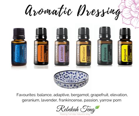 Aromatic Dressing With Essential Oils Rebekah Teng Raising Families