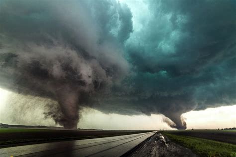 Pilger Nebraska Twin Tornadoes Photograph By Scott Peake