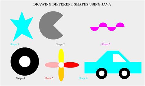 How to initialize elements of 3d arrays in java? Welcome to Razia's blog!: DRAWING SHAPES USING JAVA 2D