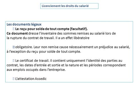 Article mis à jour le 13 novembre 2020, publié. solde de tout compte licenciement economique - Modele de ...