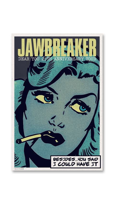 Jawbreaker “bad Scene” Dear You 2022 Dillinger Prints
