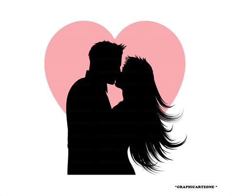 couple kissing svg valentines day couple silhouette clipart svg couple relationship goals