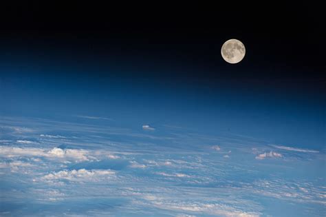 Moon Seen From The International Space Station Earth Blog