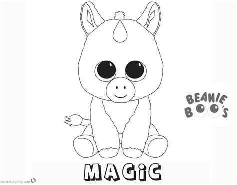 Slush Beanie Boo Coloring Pages Coloring Pages