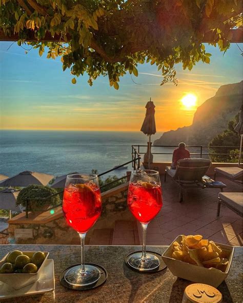 Amalfi Coast Italy On Instagram “those Magical Sunset Views In Capri