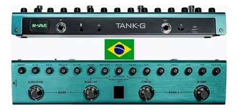 Pedaleira Tank G M Vave Multi Efeitos Guitarra Parcelamento Sem Juros